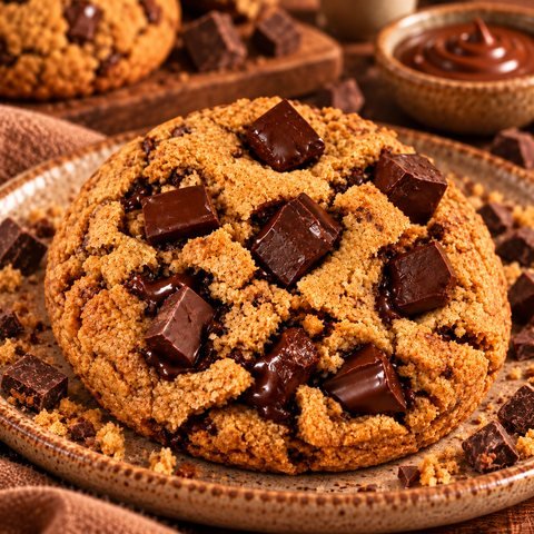 Cookie classique aux éclats de chocolat noir